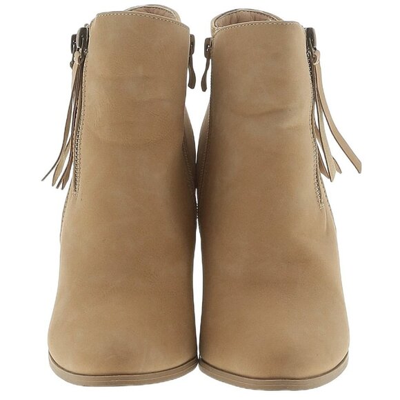 Journee Collection Vally Stacked Heel Booties 8.5 - Picture 8 of 8